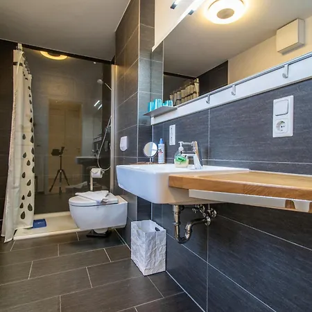 아파트 Friesengut 'sandpiper' Im Friesengut 랑에오그